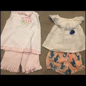 2 piece short sets. There are 11 separate sets!